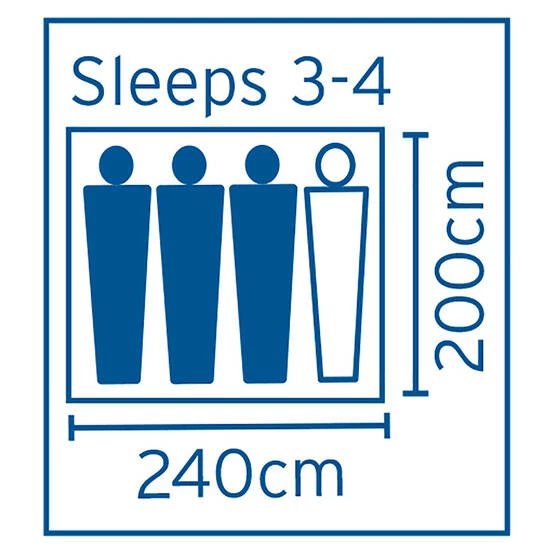 Instant And Fast Pitching Tents Oztent RV3 Touring Tent 3 Person - Image 5