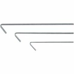 Poles, Pegs, Guy Ropes OZtrail Steel Tent Peg 225x6mm