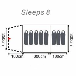 Instant And Fast Pitching Tents Wanderer Extreme Heavy Duty Touring Tent 8 Person